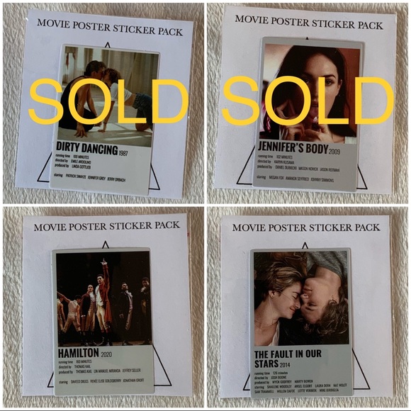 $1 each - Movie Poster Sticker Pack (1 sticker/pk) - Picture 3 of 5